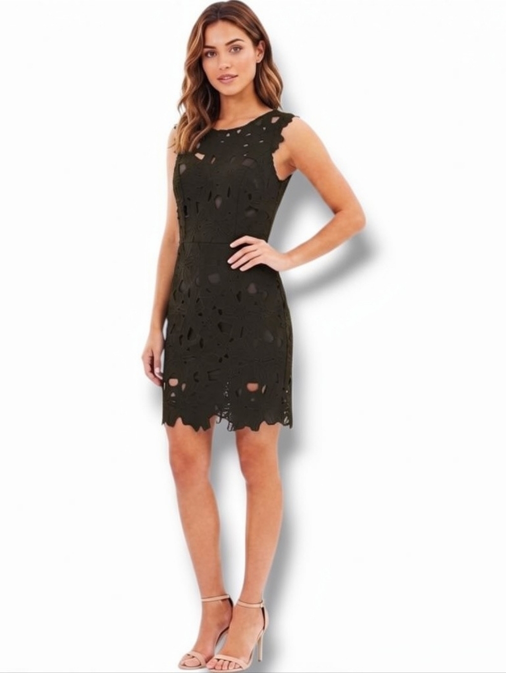 Women's Black Lace Evening Party Dress Small Cocktail Outfit